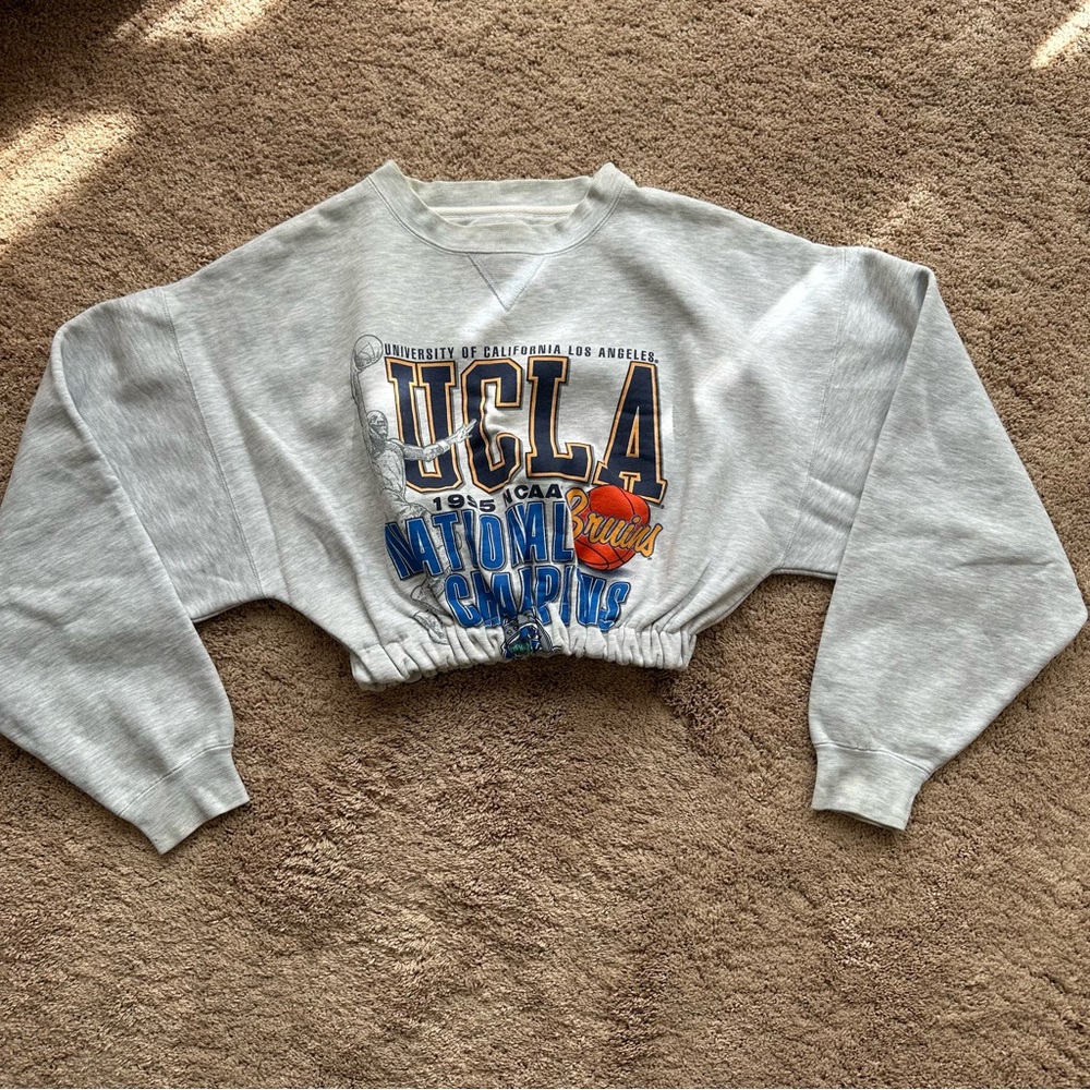 Vintage UCLA Gray Cinched Crewneck
